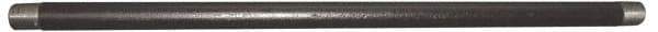 Value Collection - Schedule 160, 1-1/2" Diam x 8" Long Black Pipe Nipple - Threaded - Top Tool & Supply