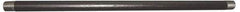 Value Collection - Schedule 80, 1-1/2" Diam x 24" Long Black Pipe Nipple - Threaded - Top Tool & Supply