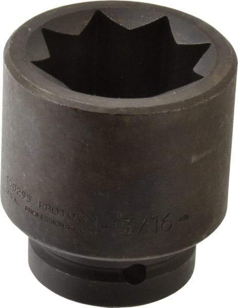 Proto - 1" Drive 1-13/16" Impact Socket - 4 Points, 3-1/2" OAL - Top Tool & Supply