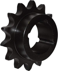 U.S. Tsubaki - 16 Teeth, 5/8" Chain Pitch, Chain Size 50, Taper Lock Sprocket - 1-11/16" Bore Diam, 3.52" Outside Diam - Top Tool & Supply