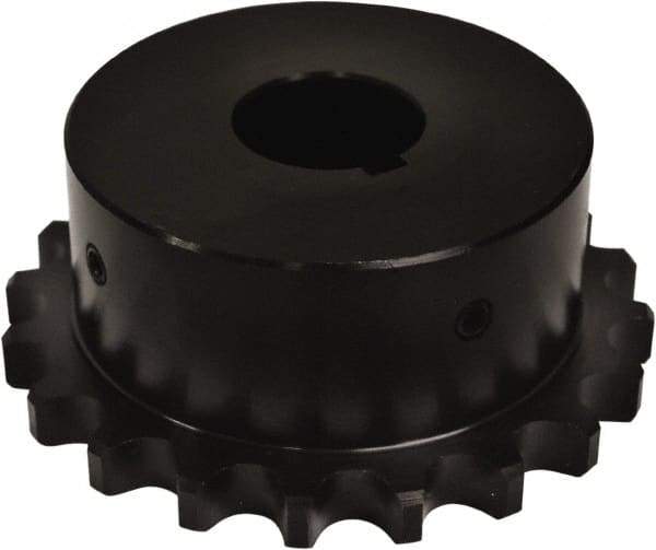 U.S. Tsubaki - 2-7/16" Bore Diam Finished Bore Roller Chain Coupling - 5.04" Coupling OD - Top Tool & Supply