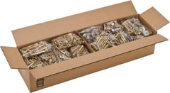 Value Collection - 2,275 Piece Steel Hex Head Cap Screws - 1/4 to 5/8 Thread, Grade 5 - Top Tool & Supply