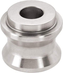 Jergens - Hardened Steel & Stainless Steel Clamp Cylinder Pressure Point - For ZPS, 37/64" High x 37/64" Wide - Top Tool & Supply