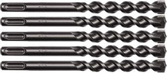 1/2″ Diam, SDS-Plus Shank, Carbide-Tipped Rotary & Hammer Drill Bit 4″ Usable Length, 6″ OAL