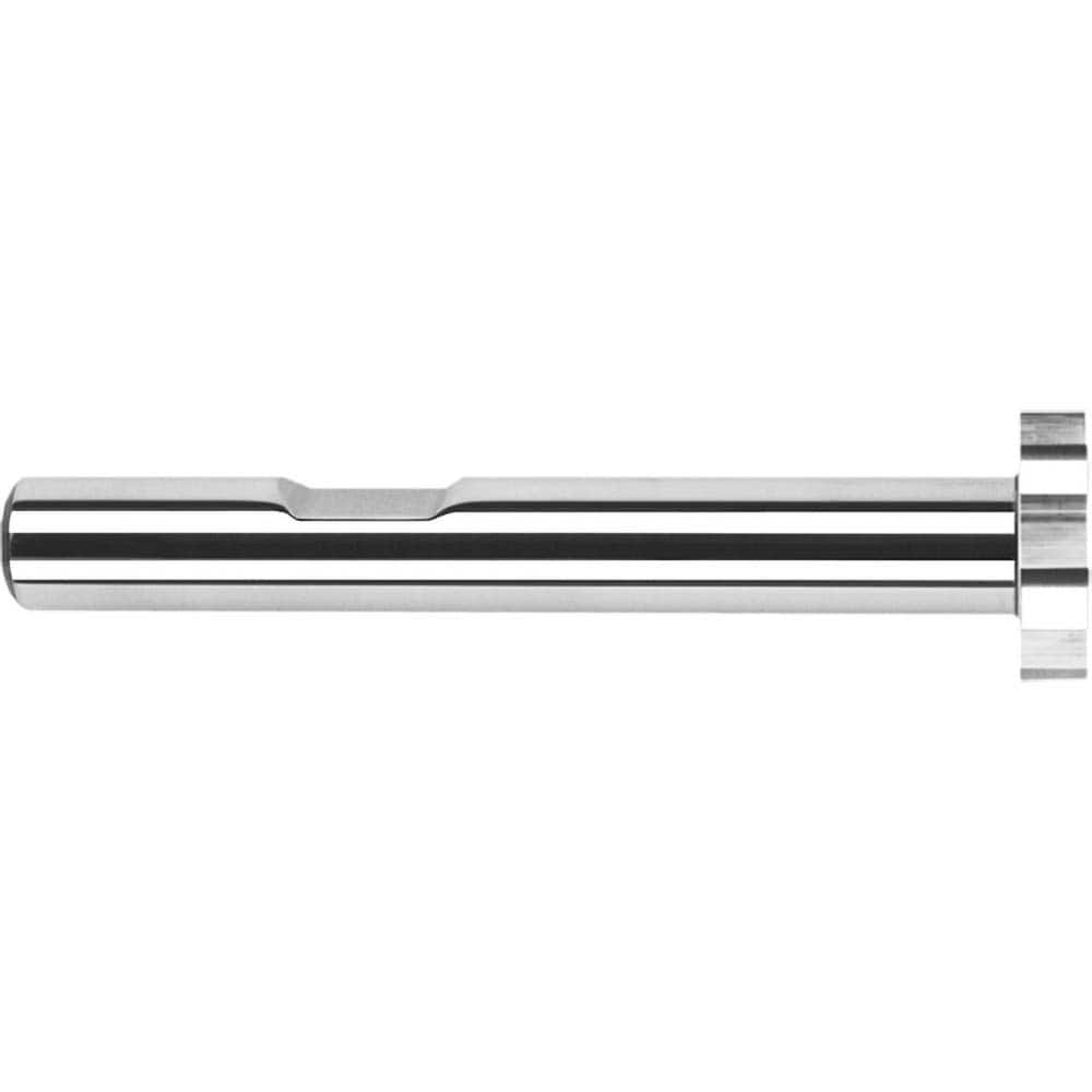 Harvey Tool - 7/8" Cut Diam, 1/16" Cut Width, 1/2" Shank, Straight-Tooth Woodruff Keyseat Cutter - Exact Industrial Supply