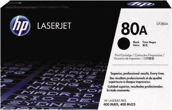 Hewlett-Packard - Black Toner Cartridge - Use with HP LaserJet Pro 400 M401, 400 MFP M425 - Top Tool & Supply