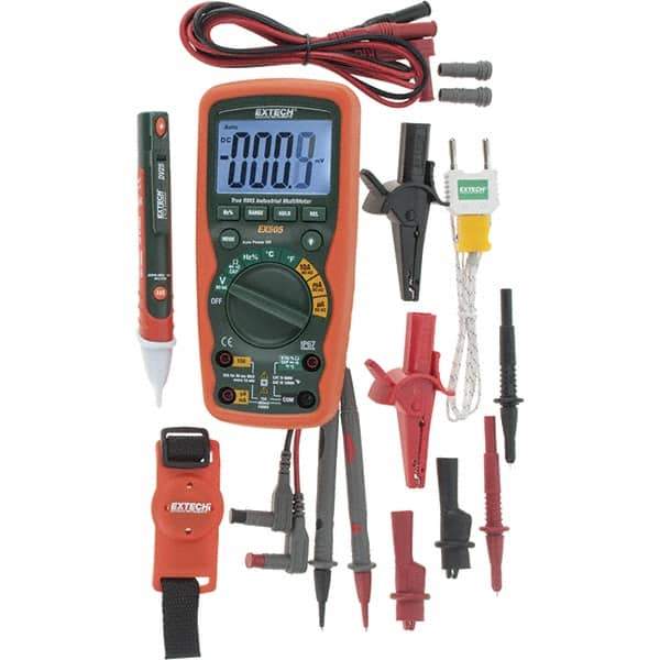 Extech - 4 Piece, Digital Multimeter Kit - 1,000 Volt Max - Top Tool & Supply