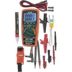 Extech - 4 Piece, Digital Multimeter Kit - 1,000 Volt Max - Top Tool & Supply