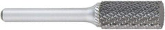 OSG - 1/8" Cut Diam, 1/4" Shank Diam, Cylinder Head Burr - Carbide, Flat End, 1/2" LOC, 2" OAL - Top Tool & Supply