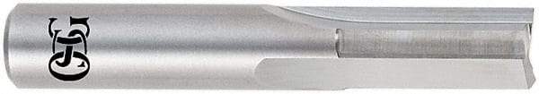 OSG - 1/4" Diam, 1/4" Shank Diam, 3/4" Length of Cut, 3 Flute Straight Router Bit - 2-1/2" Overall Length, Right Hand Cut, Solid Carbide - Top Tool & Supply