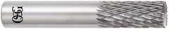 OSG - 5/32" Diam, 9/16" LOC, End Mill End, Solid Carbide Diamond Pattern Router Bit - Right Hand Cut, 2" OAL, 3/16" Shank Diam, Use on Alloy Steel, Carbon Steel, Hardened Steel - Top Tool & Supply