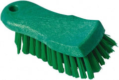 PRO-SOURCE - 1-1/16" Bristle Length, Polypropylene Food Service Brush - 6" Long x 2.63" Wide Head, Green, Foam Block - Top Tool & Supply