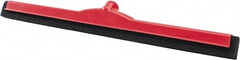 PRO-SOURCE - 24" Rubber Blade Floor Squeegee - Red - Top Tool & Supply