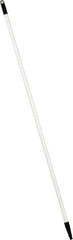 PRO-SOURCE - 60 x 1-1/4" Fiberglass Handle for Floor Squeegees & Push Brooms - Threaded Connection, White - Top Tool & Supply