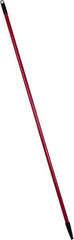 PRO-SOURCE - 60 x 1-1/4" Fiberglass Handle for Floor Squeegees & Push Brooms - Threaded Connection, Red - Top Tool & Supply