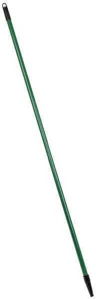 PRO-SOURCE - 60 x 1-1/4" Fiberglass Handle for Floor Squeegees & Push Brooms - Threaded Connection, Green - Top Tool & Supply