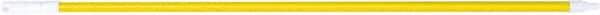 PRO-SOURCE - 60 x 1-1/4" Fiberglass Handle for Floor Squeegees & Push Brooms - Threaded Connection, Yellow - Top Tool & Supply