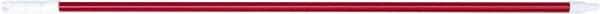 PRO-SOURCE - 60 x 1-1/4" Fiberglass Handle for Floor Squeegees & Push Brooms - Threaded Connection, Red - Top Tool & Supply