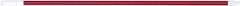 PRO-SOURCE - 60 x 1-1/4" Fiberglass Handle for Floor Squeegees & Push Brooms - Threaded Connection, Red - Top Tool & Supply