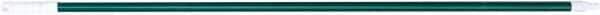 PRO-SOURCE - 60 x 1-1/4" Fiberglass Handle for Floor Squeegees & Push Brooms - Threaded Connection, Green - Top Tool & Supply