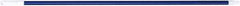 PRO-SOURCE - 60 x 1-1/4" Fiberglass Handle for Floor Squeegees & Push Brooms - Threaded Connection, Blue - Top Tool & Supply