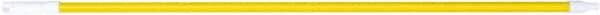 PRO-SOURCE - 54 x 1-1/4" Fiberglass Handle for Floor Squeegees & Push Brooms - Threaded Connection, Yellow - Top Tool & Supply