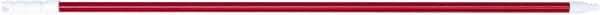 PRO-SOURCE - 54 x 1-1/4" Fiberglass Handle for Floor Squeegees & Push Brooms - Threaded Connection, Red - Top Tool & Supply