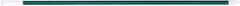 PRO-SOURCE - 54 x 1-1/4" Fiberglass Handle for Floor Squeegees & Push Brooms - Threaded Connection, Green - Top Tool & Supply