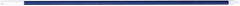 PRO-SOURCE - 54 x 1-1/4" Fiberglass Handle for Floor Squeegees & Push Brooms - Threaded Connection, Blue - Top Tool & Supply