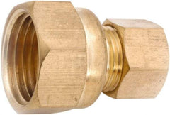 ANDERSON METALS - 5/8" OD, Lead Free Brass Female Connector - 150 Max Working psi, Comp x FNPT Ends - Top Tool & Supply