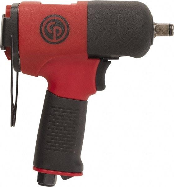 Chicago Pneumatic - 1/2" Drive, 11,500 RPM, 406 Ft/Lb Torque Impact Wrench - Pistol Grip Handle, 8 CFM, 90 psi, 1/4" NPT Inlet - Top Tool & Supply