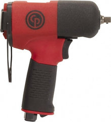 Chicago Pneumatic - 3/8" Drive, 11,500 RPM, 332 Ft/Lb Torque Impact Wrench - Pistol Grip Handle, 8 CFM, 90 psi, 1/4" NPT Inlet - Top Tool & Supply