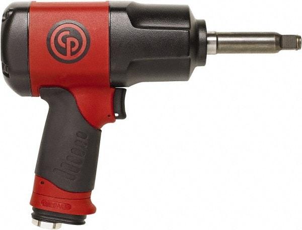 Chicago Pneumatic - 1/2" Drive, 8,200 RPM, 922 Ft/Lb Torque Impact Wrench - Pistol Grip Handle, 5.2 CFM, 90 psi, 1/4" NPT Inlet - Top Tool & Supply