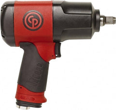 Chicago Pneumatic - 1/2" Drive, 8,200 RPM, 922 Ft/Lb Torque Impact Wrench - Pistol Grip Handle, 5.2 CFM, 90 psi, 1/4" NPT Inlet - Top Tool & Supply