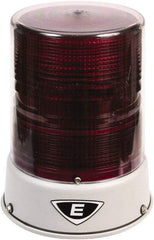 Edwards Signaling - 120 VAC, 4X NEMA Rated, LED, Magenta, Flashing, Steady Light - 65 Flashes per min, 3/4 Inch Pipe, 6-1/2 Inch Diameter, 8 Inch High, IP66 Ingress Rating, Pipe Mount - Top Tool & Supply