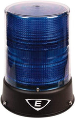 Edwards Signaling - 24 VAC/VDC, 4X NEMA Rated, LED, Blue, Flashing, Steady Light - 65 Flashes per min, 3/4 Inch Pipe, 6-1/2 Inch Diameter, 8 Inch High, IP66 Ingress Rating, Pipe Mount - Top Tool & Supply