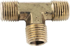 ANDERSON METALS - Class NSF, 1/8" Internal Pipe, Lead Free Brass Union Tee - NPT - Top Tool & Supply