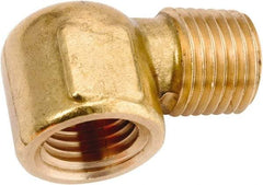 ANDERSON METALS - Class NSF, 3/8" Internal Pipe, Lead Free Brass 90° Street Elbow - NPT - Top Tool & Supply