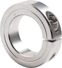 Climax Metal Products - 1-7/8" Bore, Steel, One Piece Clamp Collar - 2-7/8" Outside Diam, 11/16" Wide - Top Tool & Supply