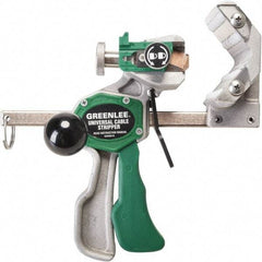 Greenlee - 1/2" to 3" Capacity Cable Wire Stripper - 1/2" Min Wire Gage - Top Tool & Supply