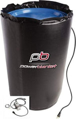 Powerblanket - 12" Wide, 30 Gallon Wrap-Around Drum Heater - 120 Volt, 6 Amps, 0°F to 145°F Thermostat Rating - Top Tool & Supply