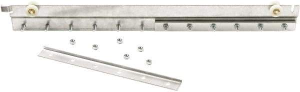 Steiner - 2' Long Galvanized Steel Dock Strip Door Strip Door Trolley - Use with Track & Roller Track - Top Tool & Supply