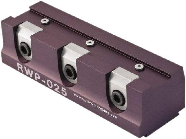 Raptor Workholding - 3/4" Jaw Width, 1-1/2" High x 6" Long x 2" Wide Dovetail Vise - For Use with 4 & 5 Axis Workholding Systems - Top Tool & Supply