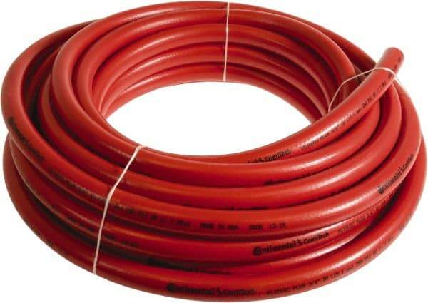 Continental ContiTech - 3/4" ID x 1.11" OD 300' Long Multipurpose Air Hose - 250 Working psi, -10 to 158°F, Red - Top Tool & Supply