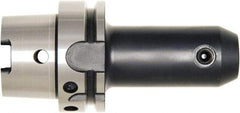 Bilz - HSK100A 1" Shank Diam Taper Shank 1" Hole End Mill Holder/Adapter - 2" Nose Diam, 6.3" Projection, Through-Spindle, Through-Bore & DIN Flange Coolant - Exact Industrial Supply