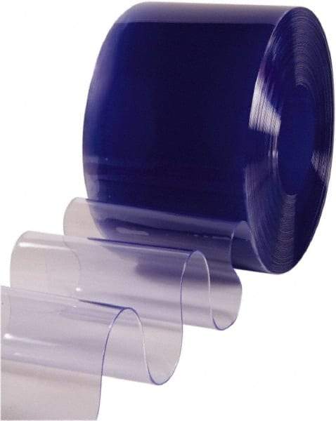 Clearway Door - Clear Standard Bulk Strip Roll Dock Curtain Strips - 12" Wide x 200' Long x 1/8" Thick - Top Tool & Supply