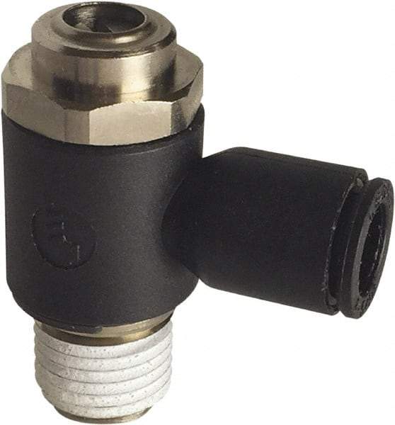 Legris - Speed & Flow Control Valves   Valve Type: Compact Meter Out Flow Control    Male Thread Size: 3/8 - Top Tool & Supply