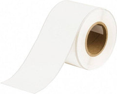 Brady - 4" Wide x 1,200" Long, White Vinyl Tape - For BradyJet J5000 - Top Tool & Supply