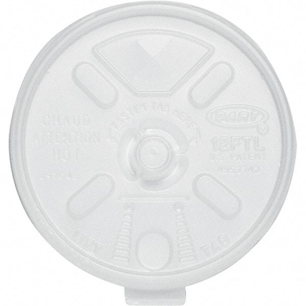 DART - Liftn'Lock Lids, 10-14 oz Cups - Translucent - Top Tool & Supply