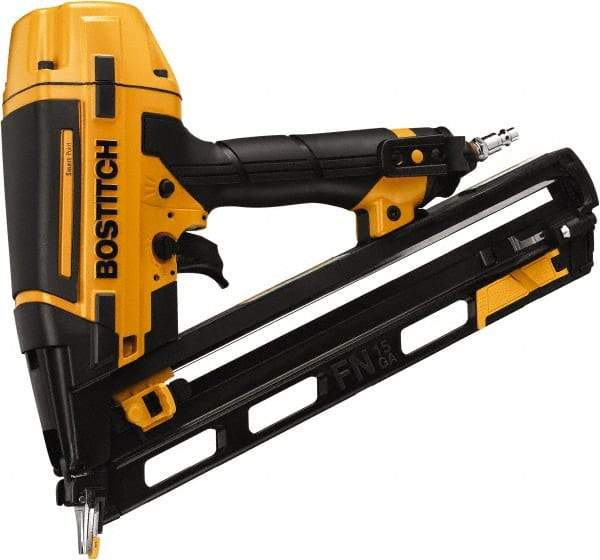 Stanley Bostitch - 1-1/4 to 2-1/2" Nail Length, 15 Gauge Finish Air Nailer Kit - 70 to 120 psi - Top Tool & Supply